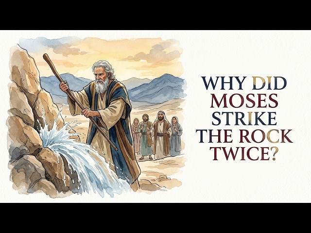 Why Did Moses Strike the Rock Twice The Moment That Cost Him So Much | The Bible Explained