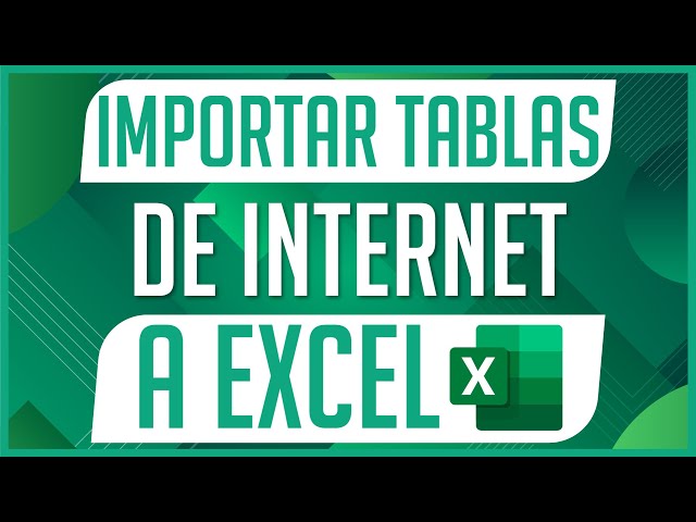 Learn how to import data from the web to Excel – easy and fast!