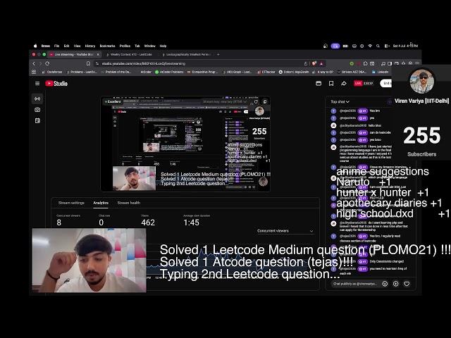 Live Solving Leetcode Medium's And Ask me How to Crack Tech Interview!!!