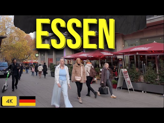 Essen germany walking tour | Exploring City Center & Limbecker Platz | 4K