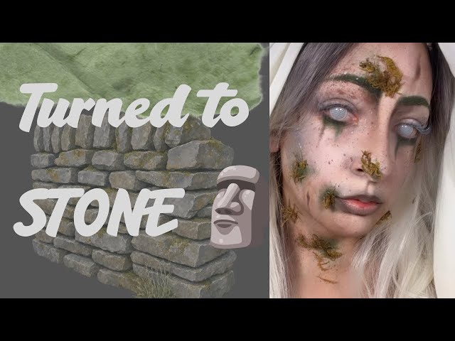 Step-By-Step Stone Statue SFX Makeup Tutorial #makeuptutorial #sfxmakeup #halloweenmakeup