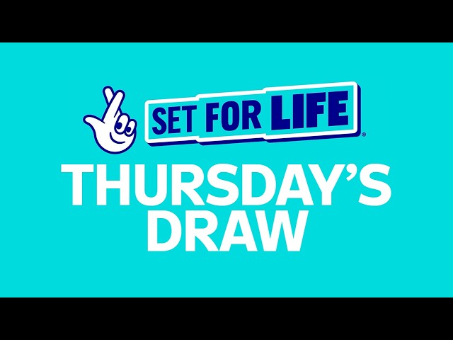 The National Lottery Set For Life draw results from Thursday 22 October 2026
