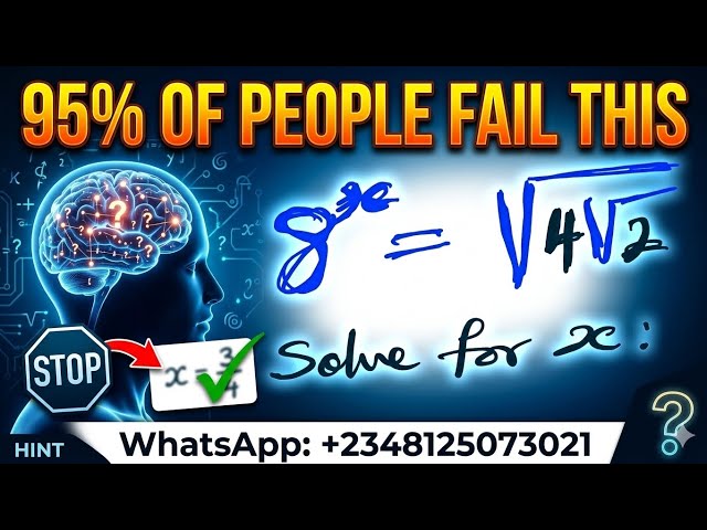 How To Solve Exponential Equation 