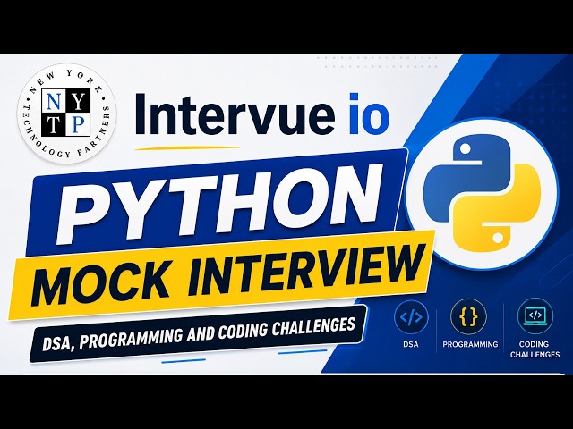 New York Technology Partners Inc., || Python Mock Interview | DSA, Programming & Coding Challenges