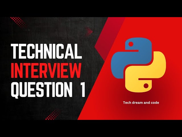 Top Python Interview Questions & Answers  for fresher | Crack Your First IT Job  MUST Know in 2025