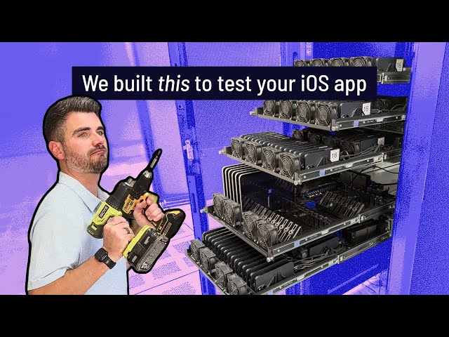 We built a real iOS device farm — here’s why