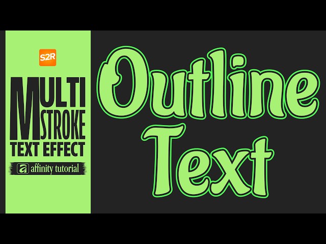 Let This Affinity TEXT Tutorial Be Your Start to AFFINITY !!