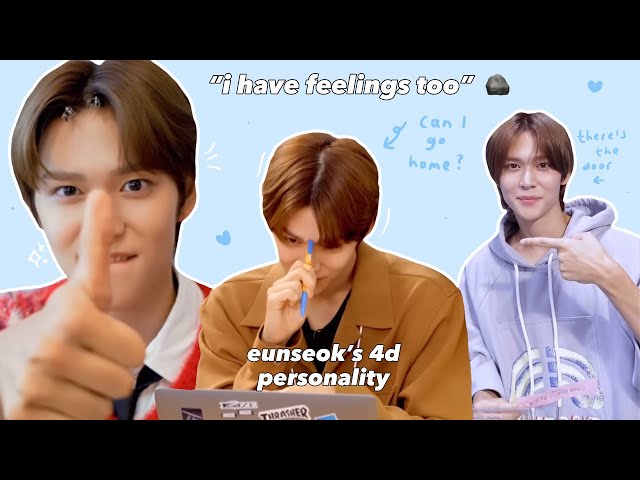 EUNSEOK's 4d personality compilation🪨 #eunseok #riize #라이즈
