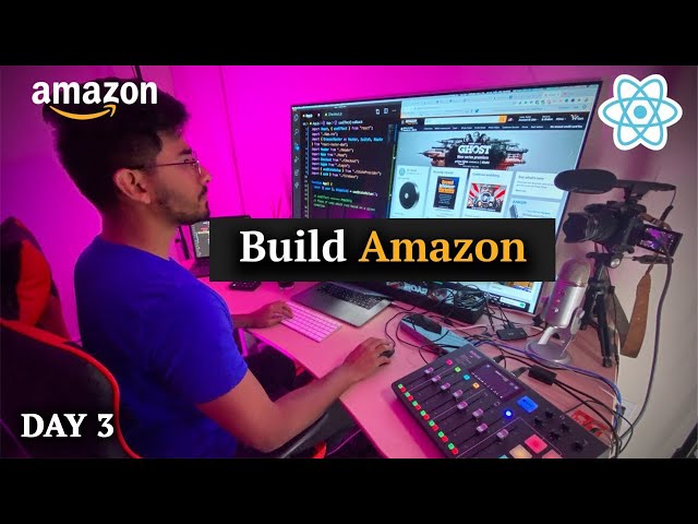 🔴Build Amazon Clone w/ Full E-Commerce + Stripe using React JS for Beginners (Challenge Day 3)
