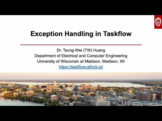 Exception Handling in Taskflow