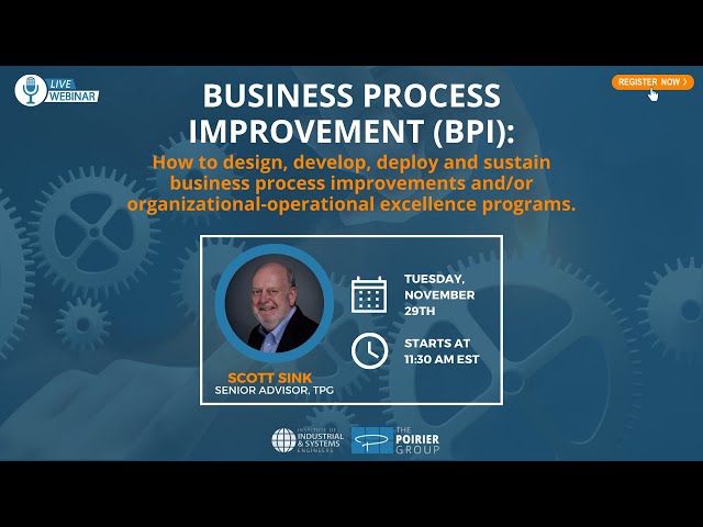 BPI Part I: Building Great Business Process Improvement Programs