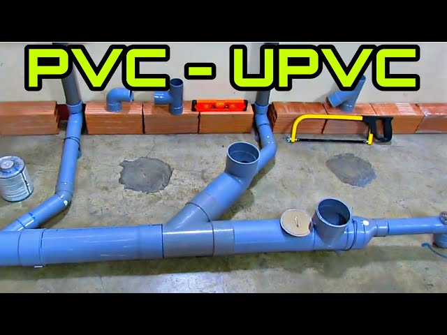 Como instalar o colocar tuberías en un baño  - Plomería - PVC - UPVC