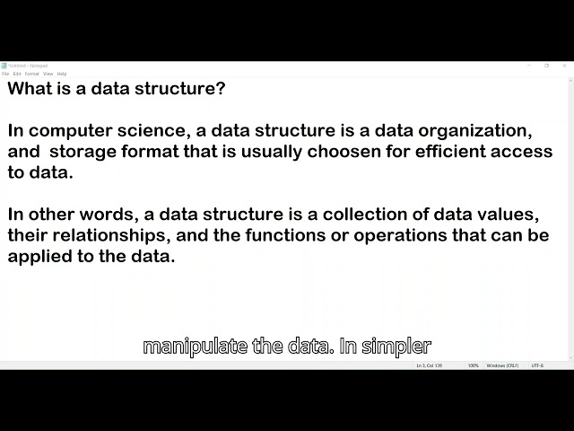 1. What is a Data Structure? | Data Structures for Beginners