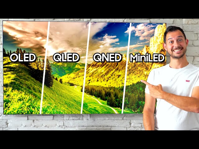 QNED vs QLED vs OLED vs MiniLED 🔥 MEJOR TV para ti