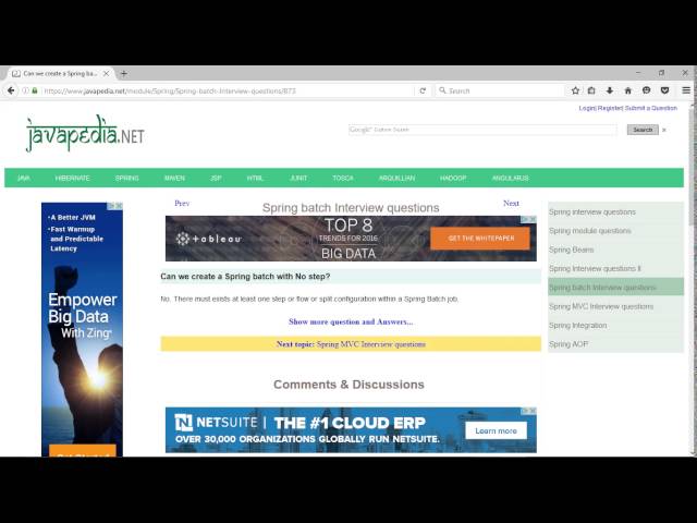 Can we create a Spring batch with No step? | javapedia.net