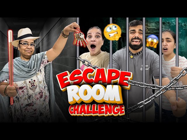 ¿Podemos escapar? 🏠 Desafío familiar de 24 horas en una sala de escape | Vlogs de Gaurav Arora