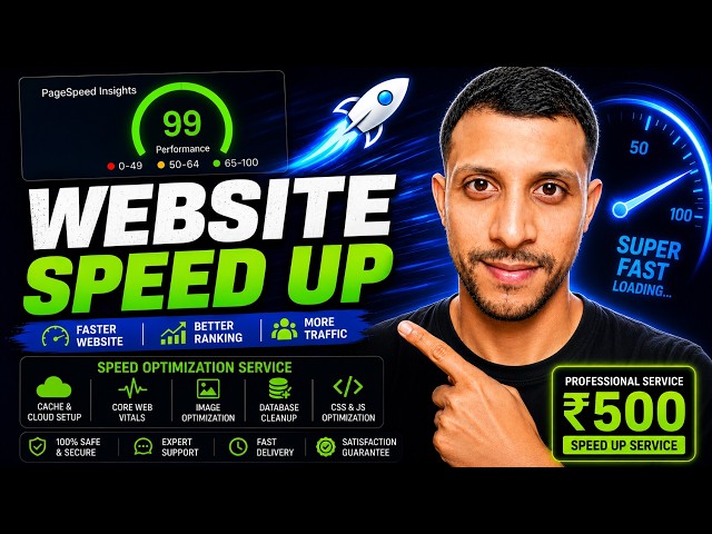 WordPress Website Slow Hai? Main Fast Kar Dunga 🔥