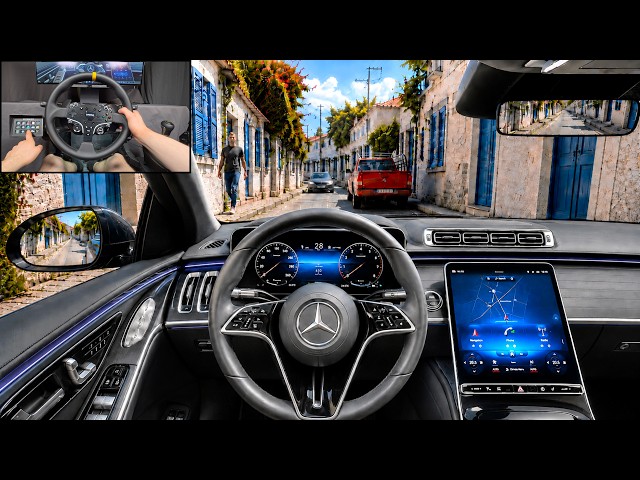 2022 Mercedes-Benz S-Class - Euro Truck Simulator 2 | Steering Wheel Gameplay