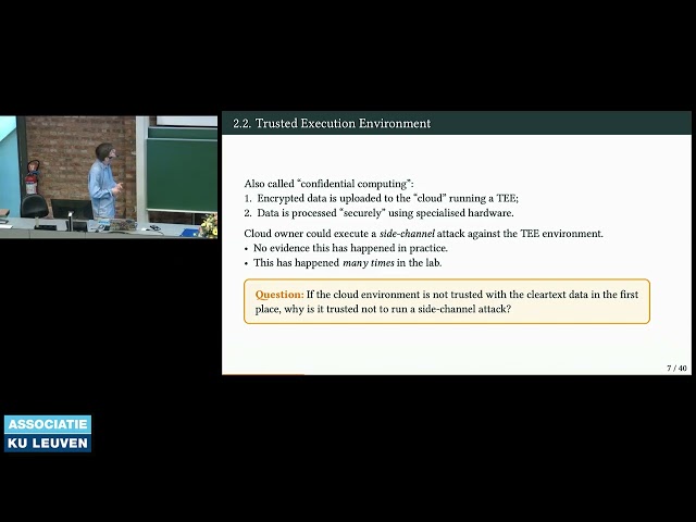 COSIC Course 2026 - Cyprien Delpech de Saint Guilhem (3MI Labs) -  Computing on Encrypted data