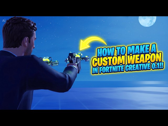 How To Make CUSTOM WEAPONS In Fortnite Creative 1.0 (2026) (Working)(Troll Weapon)