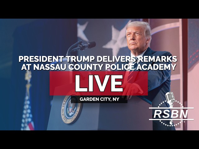 REPLAY: President Trump Delivers Remarks at the Nassau County Police Academy in New York - 08/14/26