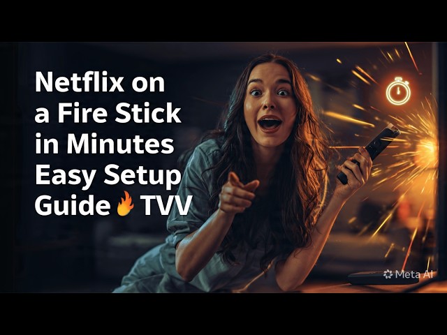 Netflix on a Fire Stick in Minutes  Easy Setup Guide 🔥📺