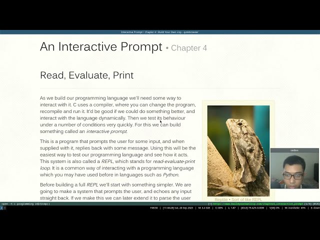 Study with me: learn C programming language by building our own lisp (Part 8)