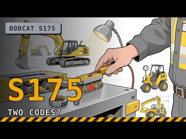 Bobcat S175 Fault Codes: Why Two Codes Point at One Part (Full Table Decoded)