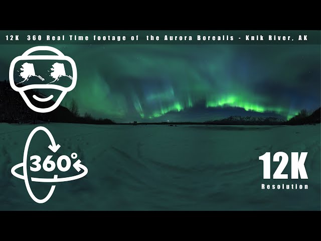 Intense Geomagnetic Storm in Real Time 12 K 360 VR!!!!!  (As soon as you play, look straight up!)