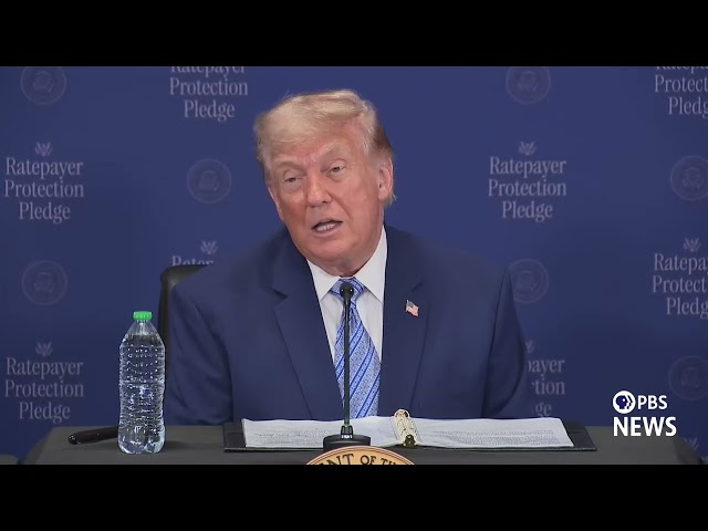 WATCH: 'You can't fight it,' Trump tells Americans about data centers moving into their communities