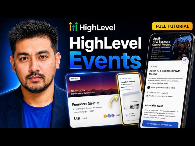 How to Use HighLevel Events: Complete Step-by-Step Tutorial