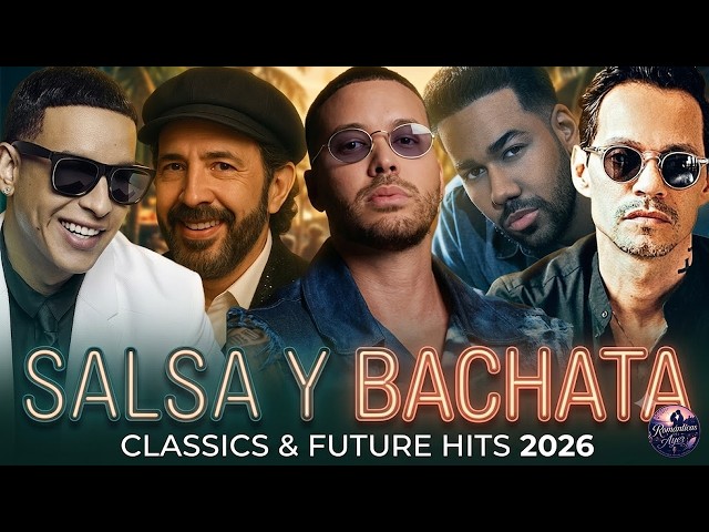 JUAN LUIS GUERRA, MARC ANTHONY, ROMEO SANTOS, ENRIQUE IGLESIAS, PRINCE ROYCE SALSA Y BACHATA EXITOS