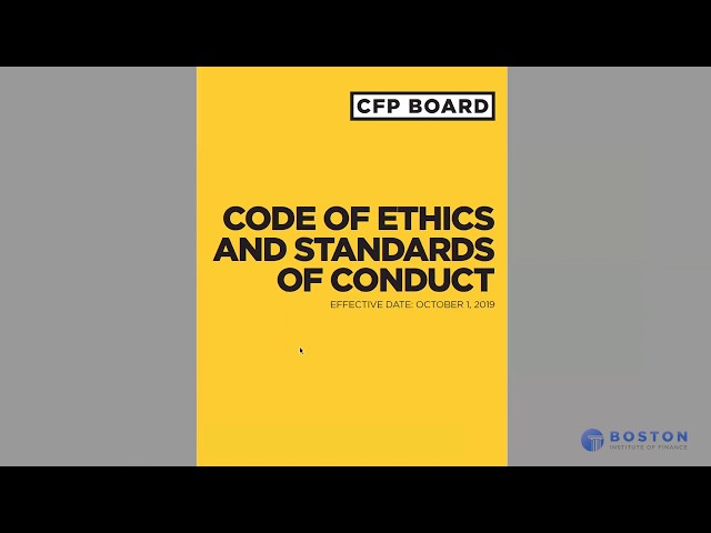 An Exam Taker’s Guide to CFP® Board’s New Code of Ethics and Standards of Conduct