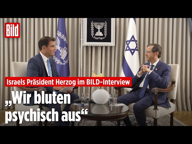 WARNUNG AUS JERUSALEM: Israel-Präsident Herzog sieht Welt nach Terrorfall am Rand einer Katastrophe