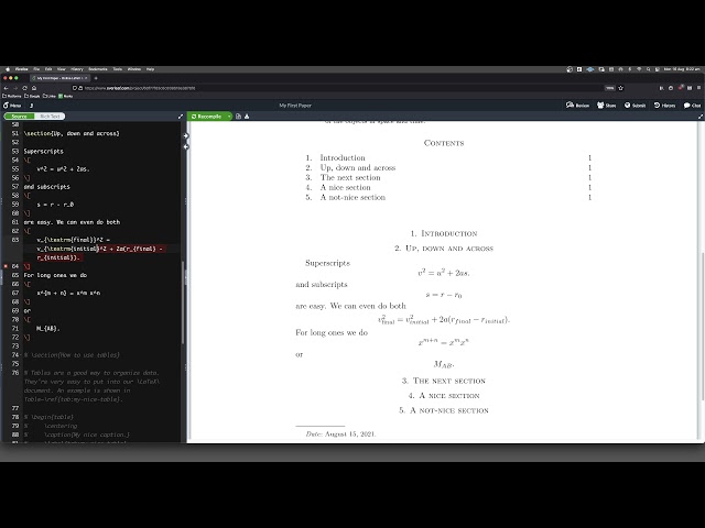 How To Shift Things Up, Down, Left Or Right In LaTeX