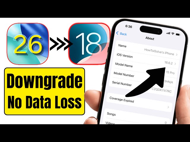 How To Downgrade iOS 26 to iOS 18 Without Losing Any Data (Safely)
