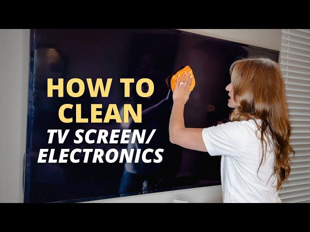 Safest Way to Clean a TV or Computer Screen Without Ruining Them (+No Harsh Chemicals!) 📺