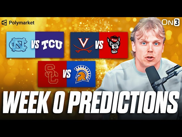 College Football Week 0 PREDICTIONS