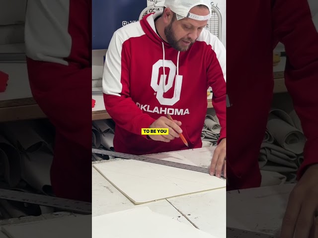 Diamond Stitch Layout for Upholstery Sewing (Shop Method)