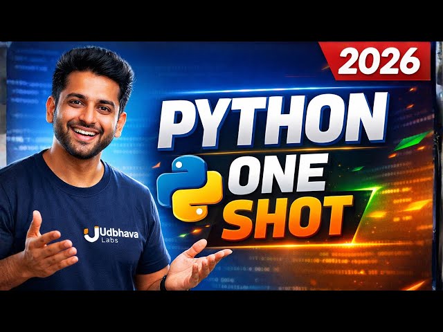 🚀 Python One Shot 2026 – Learn Python the RIGHT way!
