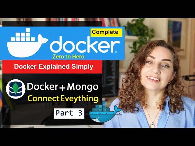 Docker for Beginners (Part3) : MongoDB + Mongo Express setup | Connect Node.js & React