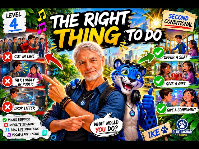 Second Conditional & Polite   Impolite Behavior   THE RIGHT THING TO DO