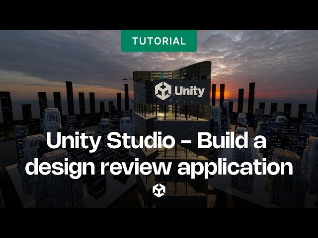 The Unity Studio templates | Build a design review application
