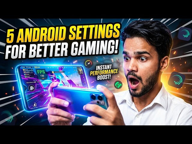 5 Android Settings Every Gamer Should Change 🔥 | BGMI FPS Boost