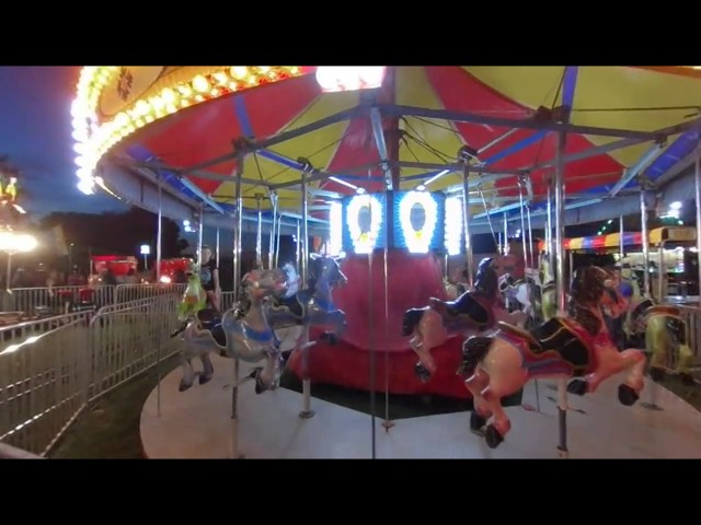 Example QooCam VR3D VR180 Merry Go Round after processing