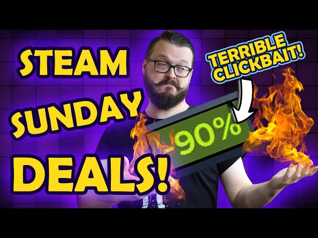 Steam SUNDAY Deals! 12 Beertastic Games to INCINERATE your Boredom! ⚔️
