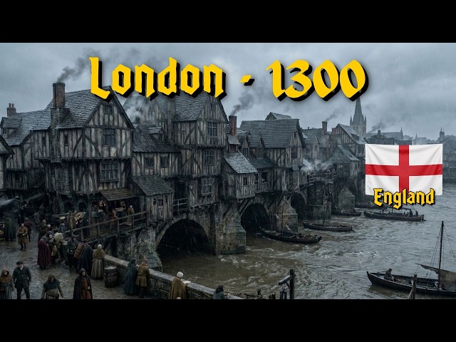 Londres 1300: El apocalipsis ocurrió en 1348 (Reconstrucción con IA)