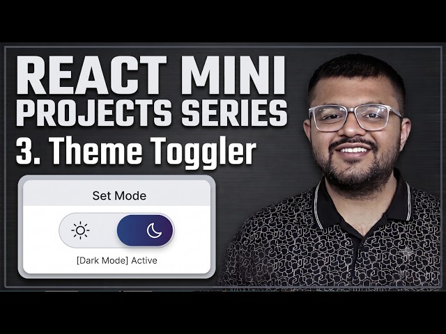 How To Make A Dark Mode Light Mode Theme Toggle In React, Store In localStorage? Typescript+Tailwind