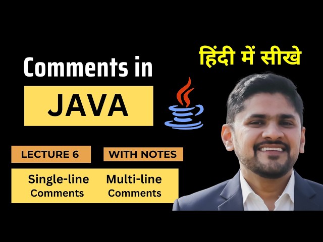 Comments in Java (Hindi) | Single & Multi-Line Comments | Java Tutorial for Beginners | Amit Thinks