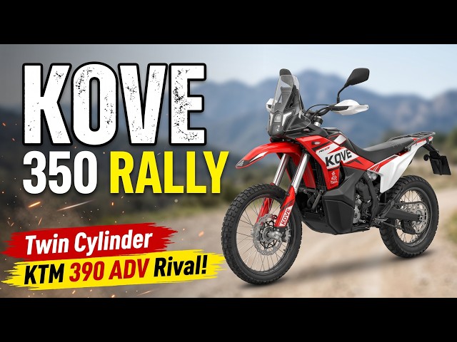All New Kove 350 Rally 🔥New Dakar-inspired Adventure Bike is Coming with A2 Engine